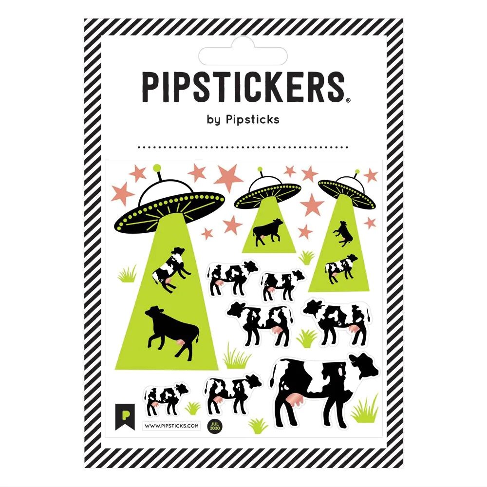 Pipsticks, Stickers, Art & School, Approximately 4"x4", Moovin' Up, 620145